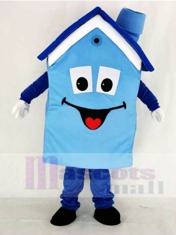 Blue House Mascot Costume