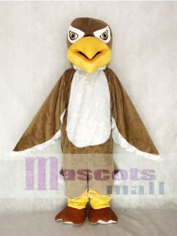 Brown Hawk Falcon Mascot Costume