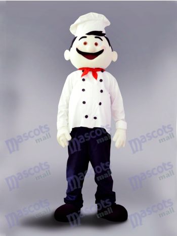 Chef Mascot Costume with Red Neckerchief