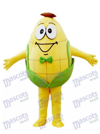Corn Mascot Costume with Green Husk