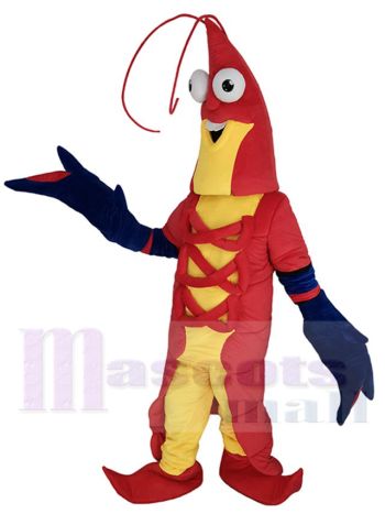 Cute Shrimp Mascot Costume