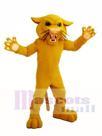 Gold Wildcat Mascot Costume