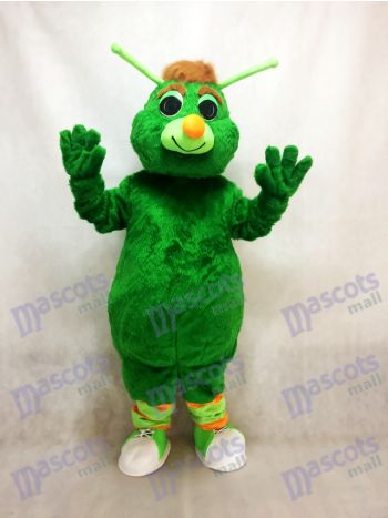 Green Grasshopper Mascot Costume