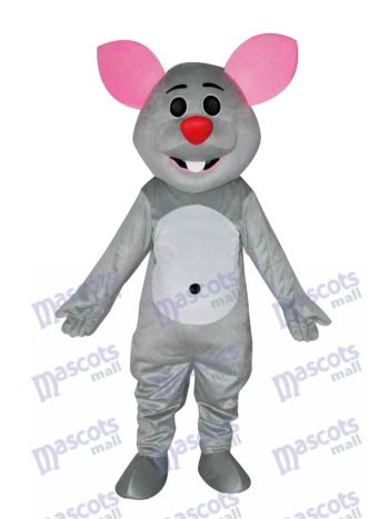 Grey Mouse Mascot Costume