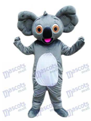 Koala Mascot Costume with Red Tongue
