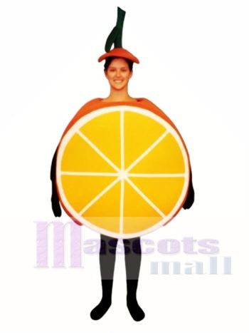 Orange Slice Mascot Costume