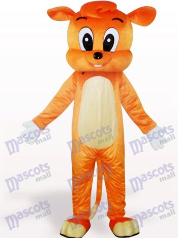 Orange Striped Cat Mascot Costume with White Muzzle