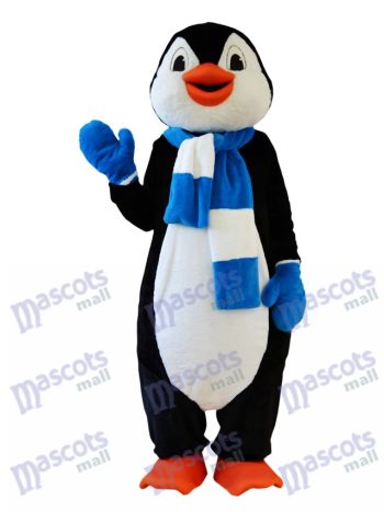 Penguin Mascot Costume with Scarf