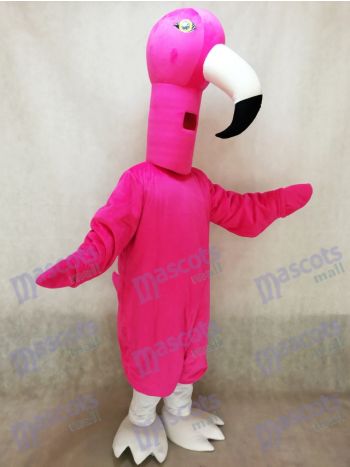Pink Flamingo Mascot Costume