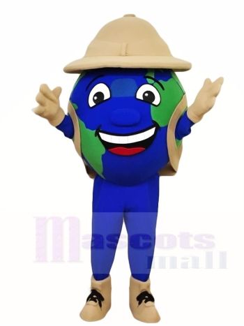 Planet Earth Globe Mascot Costume