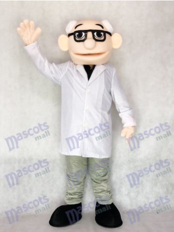 Professor Mascot Costume in Lab Coat