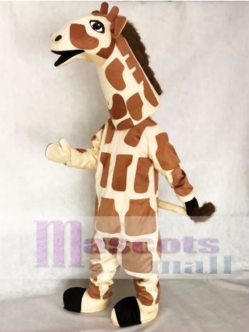 Realistic Giraffe Mascot Costume
