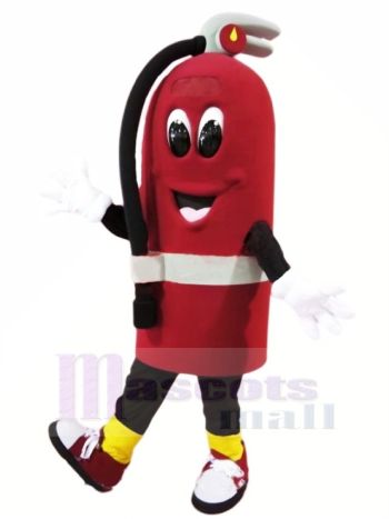 Red Fire Extinguisher Mascot Costume
