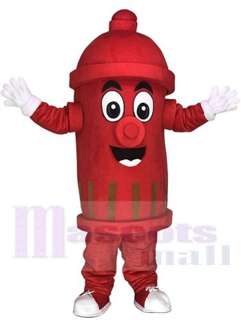 Red Fire Hydrant Mascot Costume
