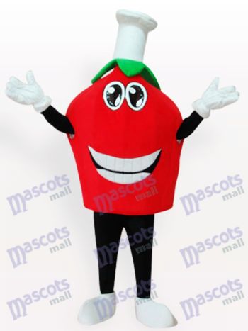 Red Strawberry Mascot Costume