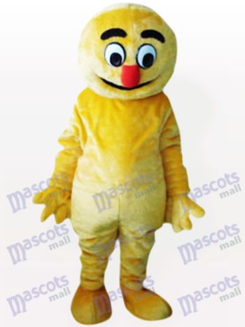 Round Yellow Boogie Man Mascot Costume