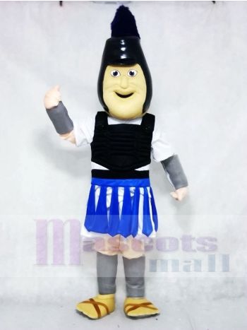 Royal Blue Trojan Mascot Costume