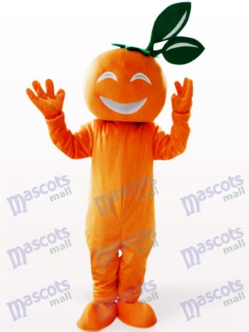 Smiling Orange Mascot Costume