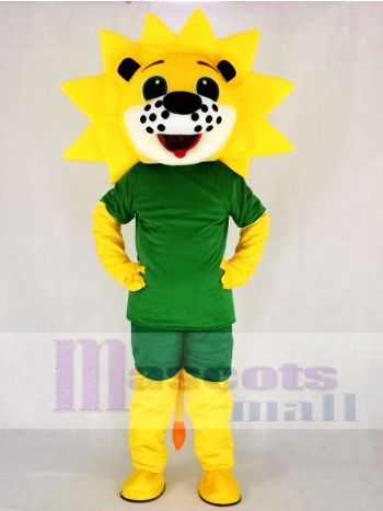 Sunshine Flower Lion Mascot Costume