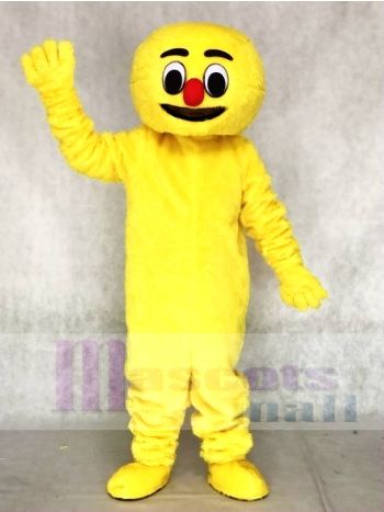 Yellow Boogie Man Mascot Costume