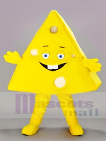 Yellow Cheese Wedge Mascot Costume