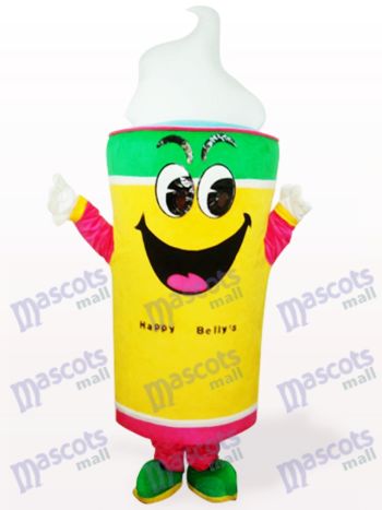 Yellow Ice Cream Mascot Costume