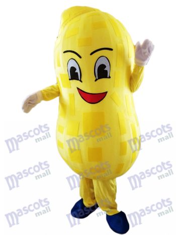 Yellow Peanut Mascot Costume